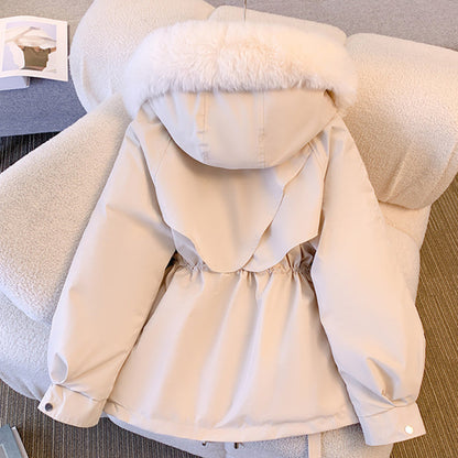 Daimy™ - Elegante winterjas met bont